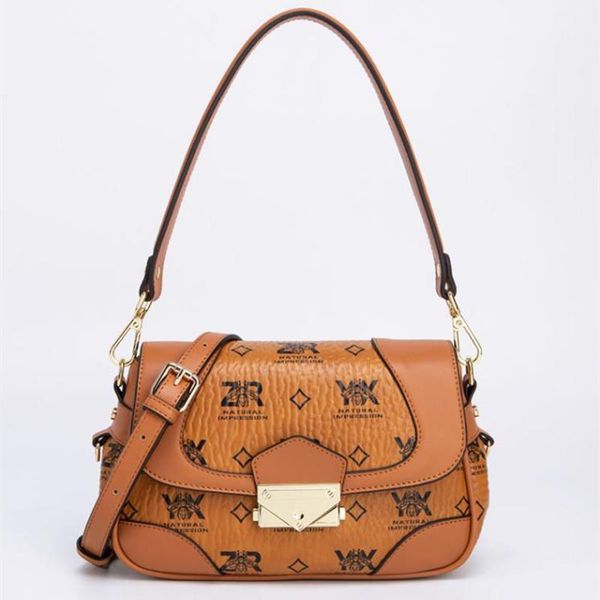 

evening bags 2021 fashion leather underarm bag all-match ladies print single shoulder messenger small square purses and handbags sac