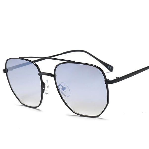 

sunglasses fashion classic square cool men vintage brand design metal sun glasses women shades uv400, White;black