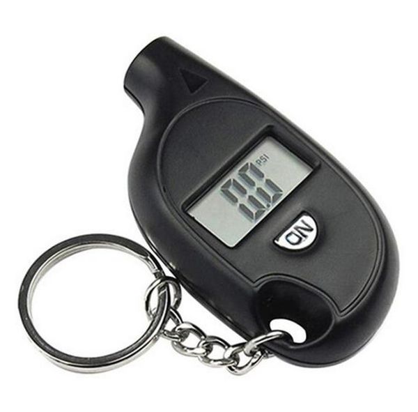 

wholesale digital car lcd tyre tire pressure gauge keychain lots100 free