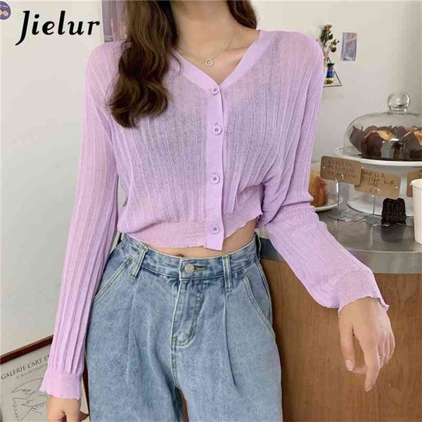 

cardigan women knitted autumn loose chic v-neck cardigans long sleeve short sweaters femme button white 210426, White;black