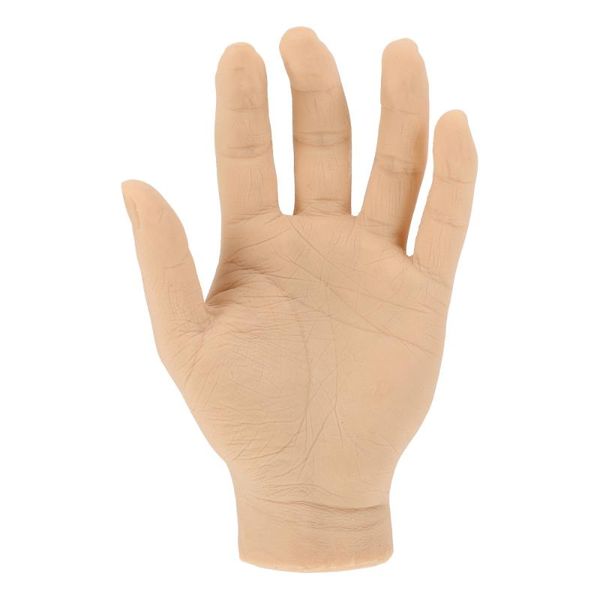 

false nails manicure nail hand art practice silicone model training tool, Red;gold