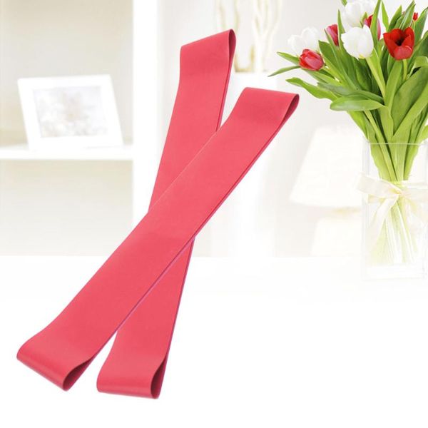 

resistance loop bands set workout stretch for legs buglutes yoga fitness physical therapy (red)