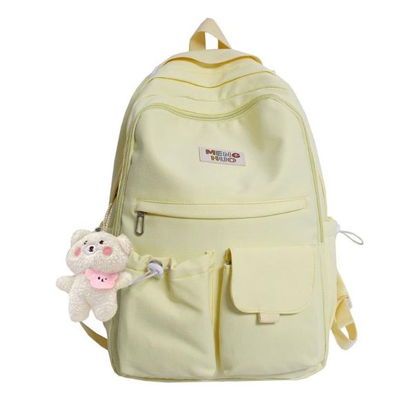 

school bags kawai backpack kawaii rucksack teen girls travel bag cute student daypack casual book