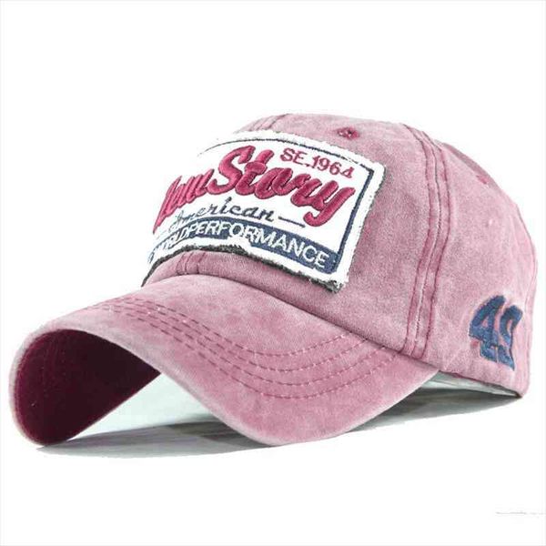 

solid summer cotton caps for men baseball cap distressed patchwork adjustable outdoor washed men women hats m044, Blue;gray