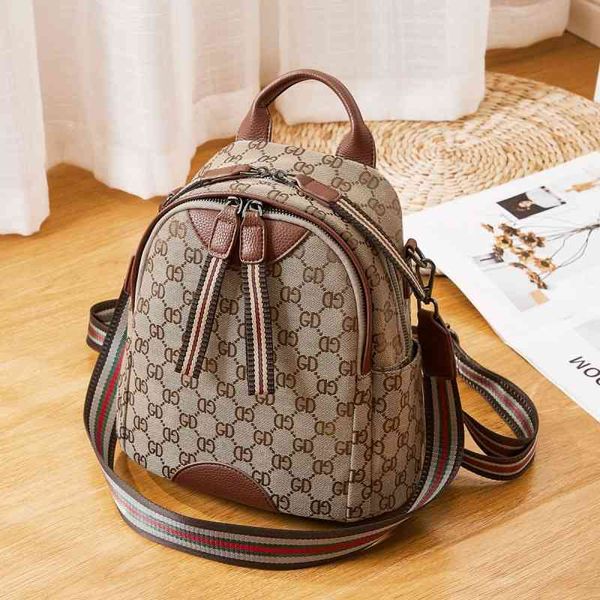 

design new fashion letter printed travel large capacity backpack handbags