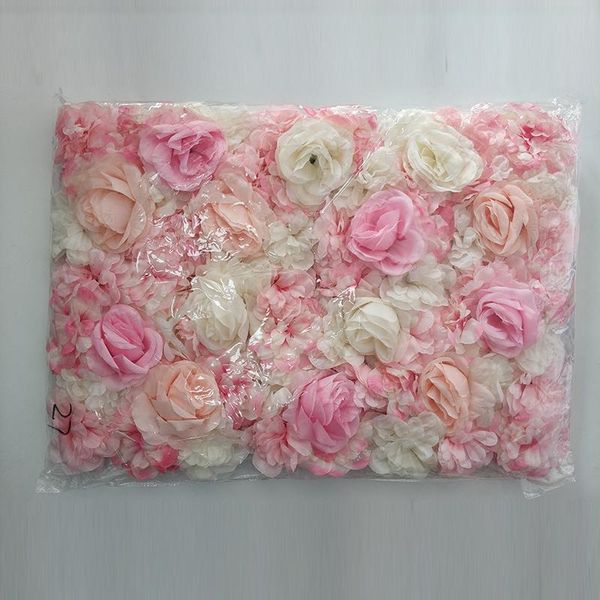 

decorative flowers & wreaths artificial silk rose 3d flower wall backdrop wedding party decor diy centerpieces arrangements 60cmx40cm