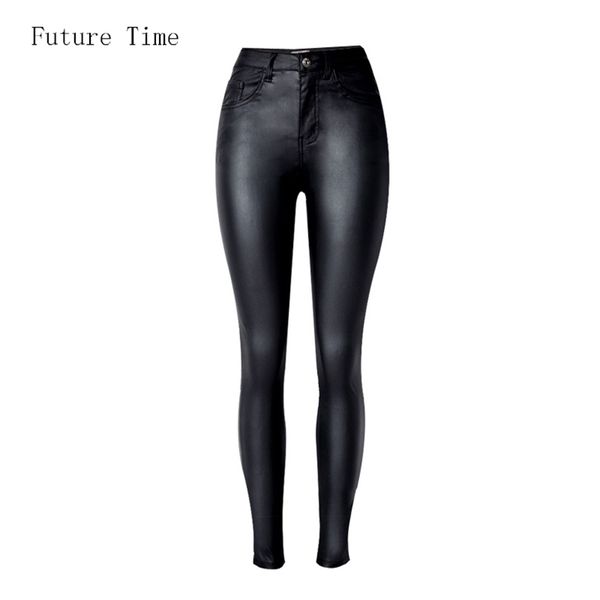 

fashion women jeans,fitting high waist slim skinny woman jeans,faux leather jeans,stretch female jeans,pencil pants c1075 210818, Blue