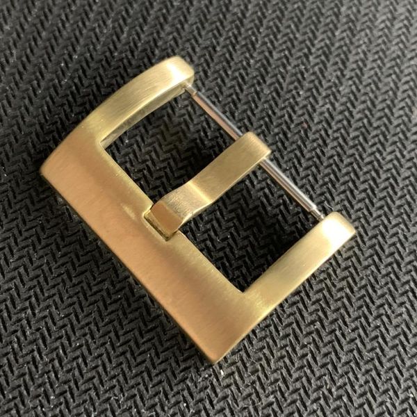 

watch bands 100% brass made buckle clasp 18mm 20mm 22mm 24mm 26mm replace watches accessories for rubber leather watchband, Black;brown