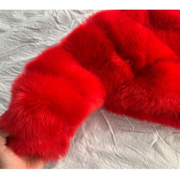 

women's fur & faux 2021 women fashion cropped coat warm stand collar slim fluffy jacket winter coats plus size, Black