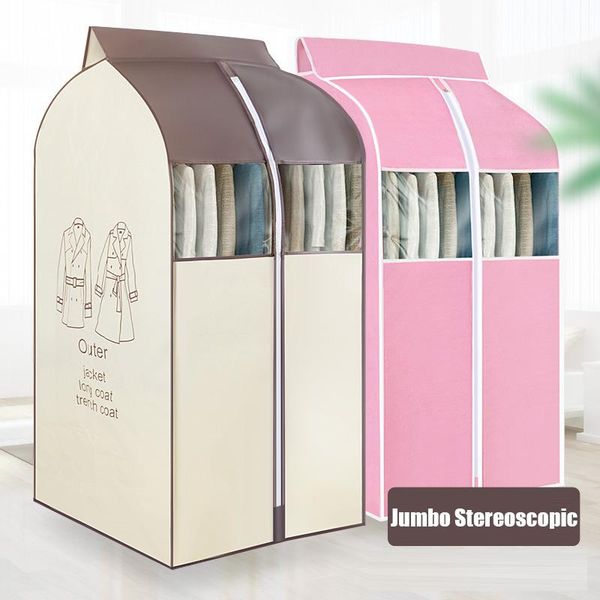 

clothing & wardrobe storage jumbo clothes cover with zipper stereoscopic waterproof dustproof garment covers for outer panding dress coat cl