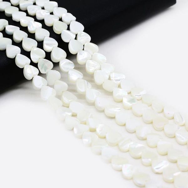 

other natural heart shape shell mother of pearl loose spacer beads for jewelry making diy bracelet necklace handmade 6/8/10/12mm
