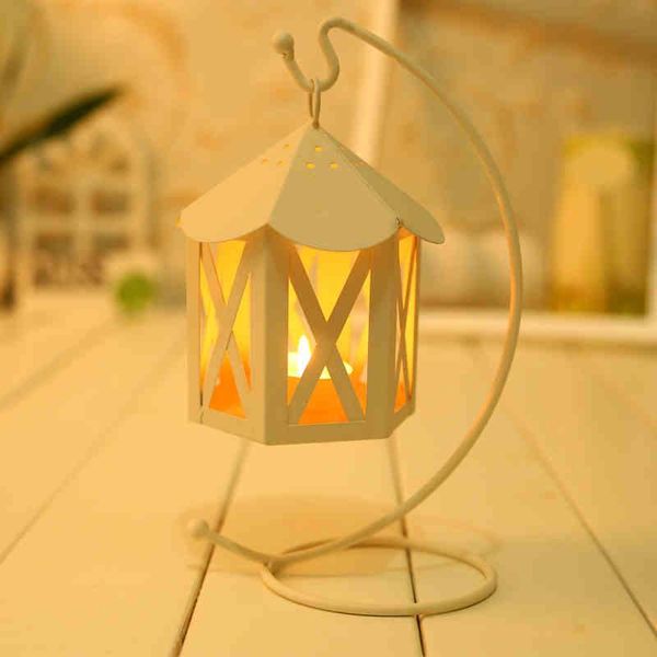 

european creative wrought iron lantern wedding candlestick home desk decor matching tea light candle holder holders