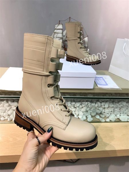 

2021 women designer boots over-knee boot designers 35-41 genuine leather thick heels shoes fashion shoe winter fall rx211023, Black