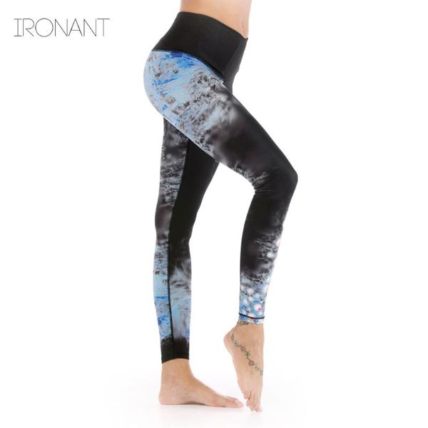 

yoga outfit dye ombre gym compression tights women tummy control fitness workout leggings squatproof hip up jogger pants