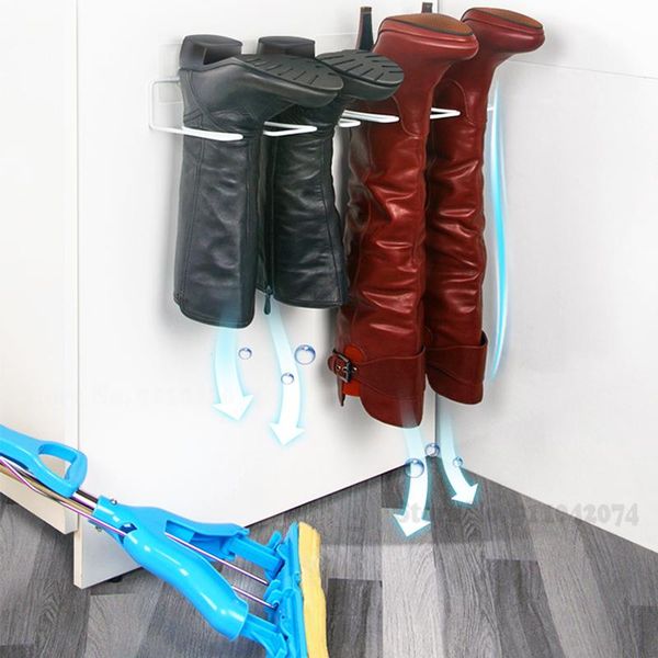 

no drilling wall-mounted shoes holder suitable moisture-proof odorless easy install for entrance strong bearing rustproof stable clothing &