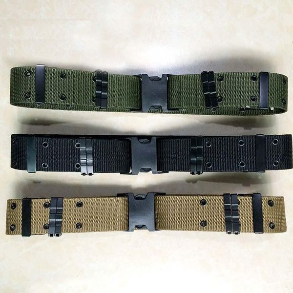 

belts hunting canvas belt american s outer bdu men's and women's outdoor tactical, Black;brown