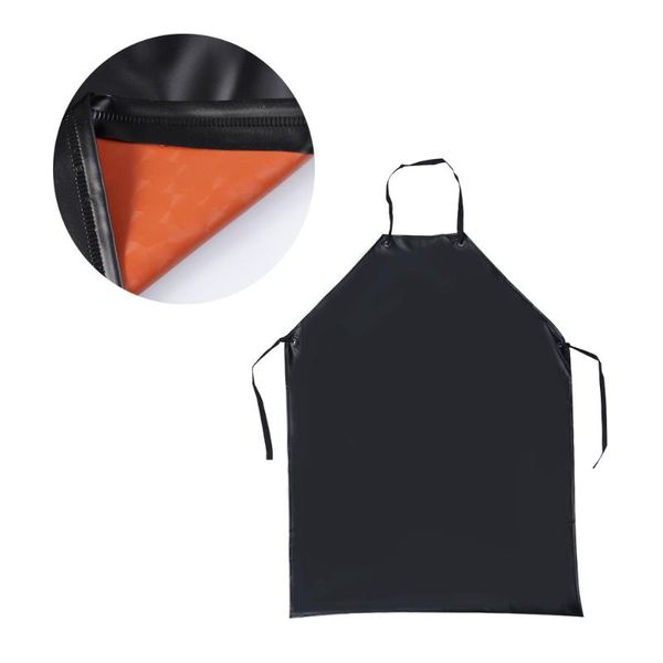 

waterproof heavy duty apron for butchers kitchen (black random style) aprons