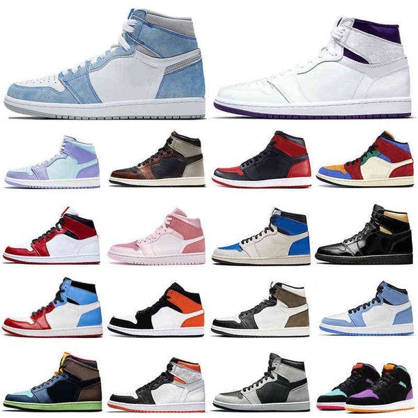 

discount 1s men basketball shoes 1 university blue obsidian bred shadow digital pink women mens trainers sports sneakers wholesale