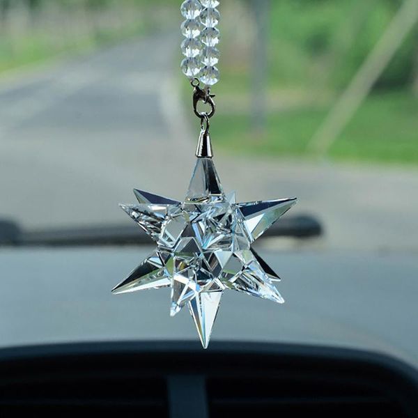 

interior decorations crystal meteor car pendants luxury auto decor accessories for girls pendant in mirror hanging ornaments gifts