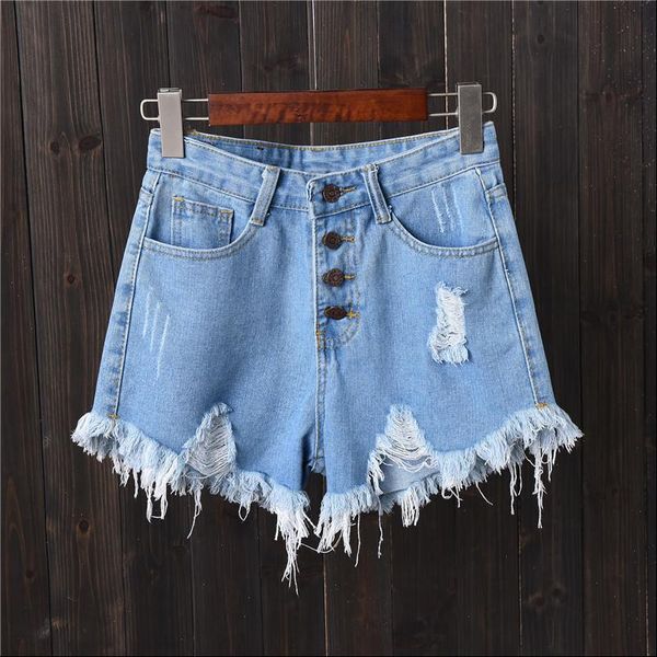 

fasion women shorts plus size s 6xl ripped pocket summer casual denim vintage hole for, White;black