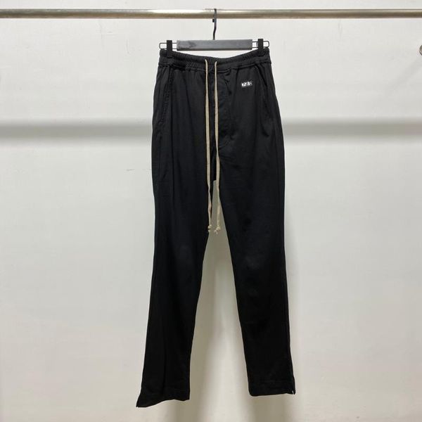 

men's pants seak men casual harem 100% cotton gothic clothing sweatpants summer lightweight women high street solid loose, Black