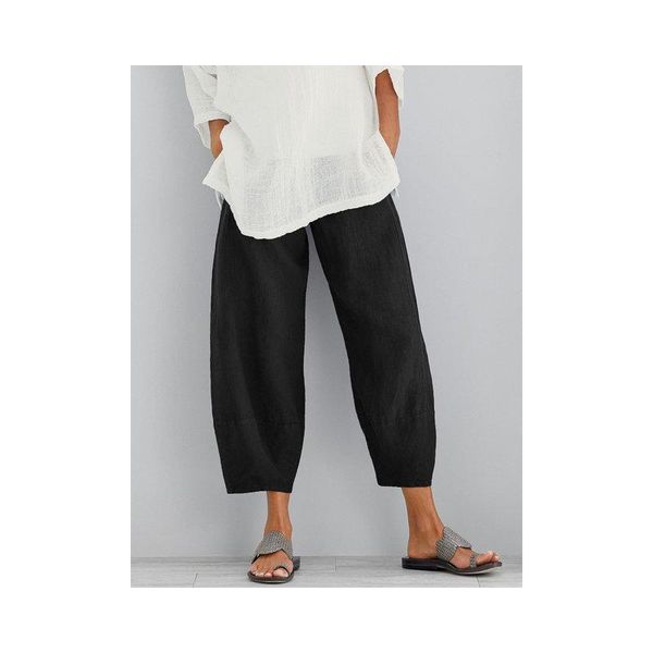 

women's pants & capris ladies solid color loose casual summer wide leg jogging girls oversized bottoms jog trousers, Black;white