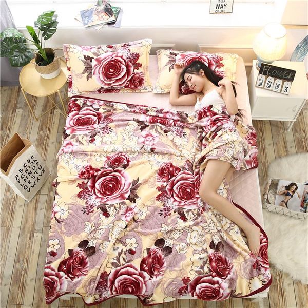 

blankets luxury bedding throw blanket plush spring winter warm soft velvet bedspread break sofa lunch bed for