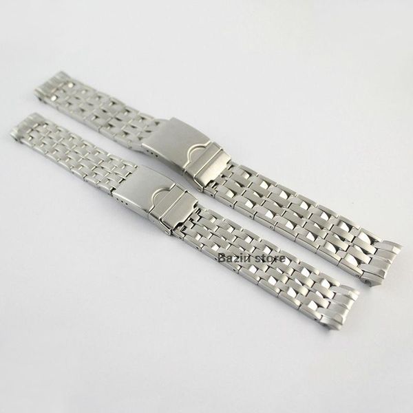 

watch bands 17/20mm t22 parts solid stainless steel bracelet strap for, Black;brown