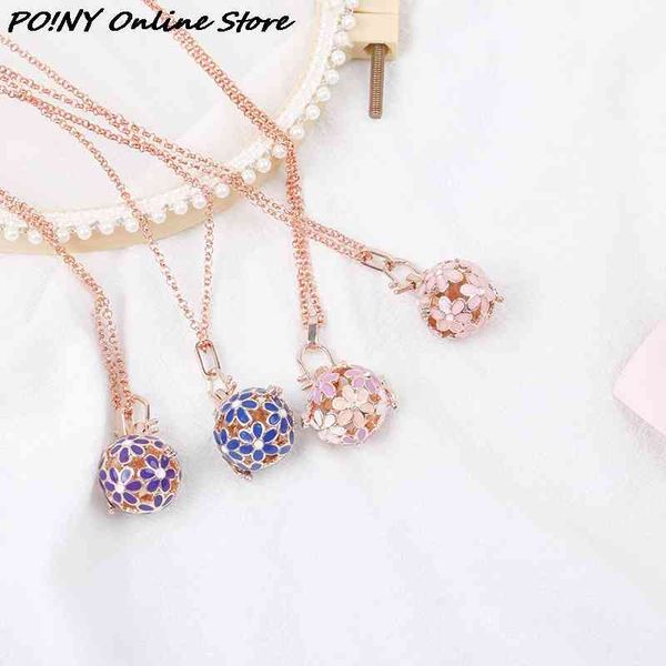 

aromatherapy neckalce painting daisy flower essential oil aroma diffuser necklace open cage locket christmas gift, Silver