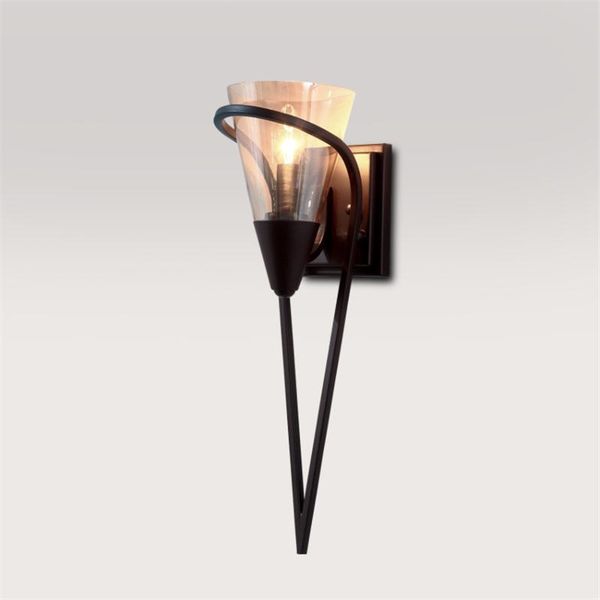 

wall lamp american retro loft long living room background sconces lights staircase corner literary bedroom lighting