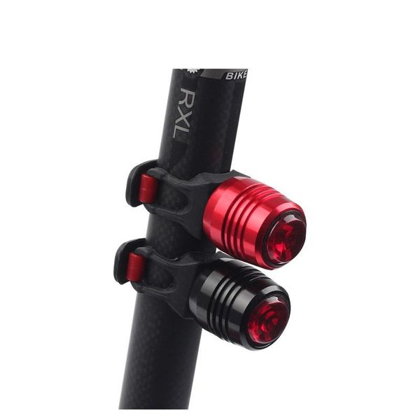 

bike lights mountain aluminum bicycle ruby highlight taillights usb charging night riding warning