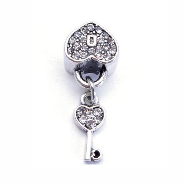 

fits pandora bracelets 20pcs heart locker crown moon star fish dangle silver charms fits pandora charms bracelet beads for jewelry making 92, Black