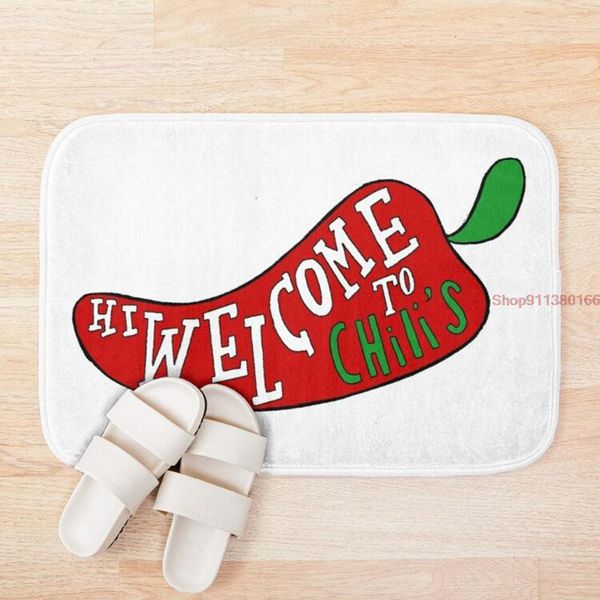 

mat welcome to chilis vine bathroom bath set mirrofiber cartoon rug mats