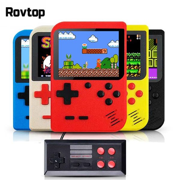 

portable game players retro mini handheld console 8-bit 3.0 inch color lcd kids player built-in 400 games support two