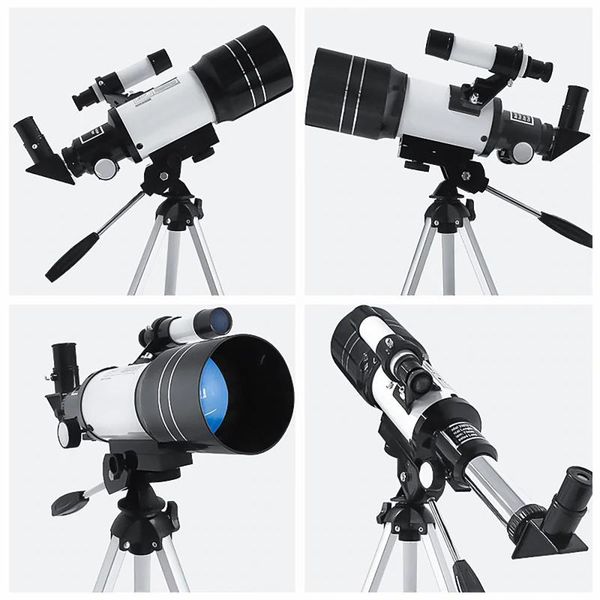 

40#wide-angle astronomical telescope 150x beginner monocular r observation children's toys with single garden decorations