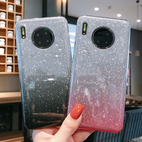 

gradient color cases compatible for mate 30 shiny soft shockproof phone cover case 97136