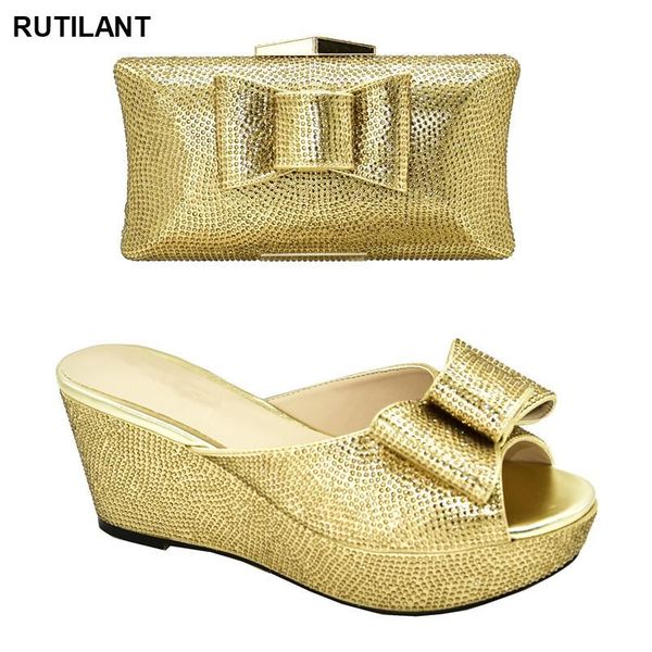 

dress shoes african wedding italian shoe and bag sets ladies special materials high heels 8 cm matching set, Black