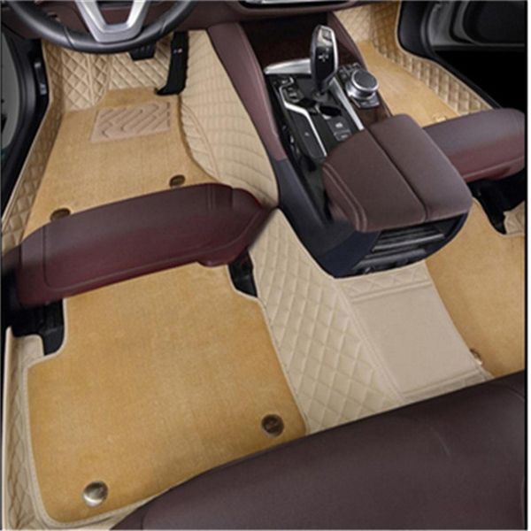 Specializzato nella produzione Acura RDX ZDX RL TL TLX tappetino auto di alta qualità su e giù due strati di materiale in pelle coperta insapore non tossico