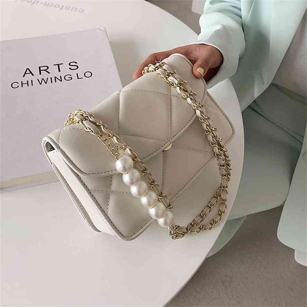 

shell women's 2021 summer fashion pearl chain single shoulder underarm bag