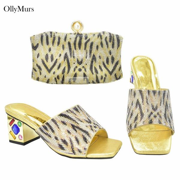 

dress shoes fahion high heels and bag set latest african style hollow out woman purse for wedding, Black