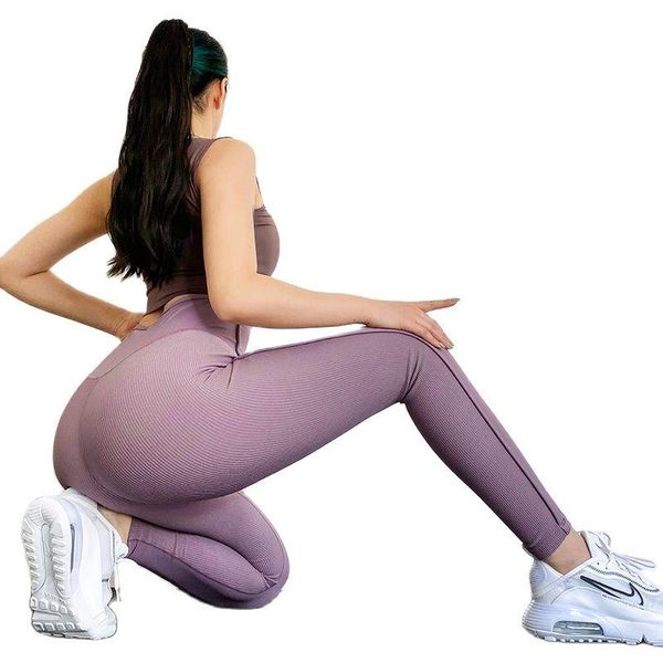 

women's leggings 2021 high waist corset sports fitness pants plain push up gym tummy control fashion booty workout tights, Black