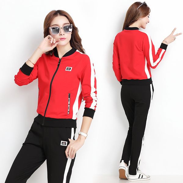 

women's tracksuits tracksuit women two piece set spring clothes zipper jacket coat and pants sweat suits fashion casual sets o, Gray