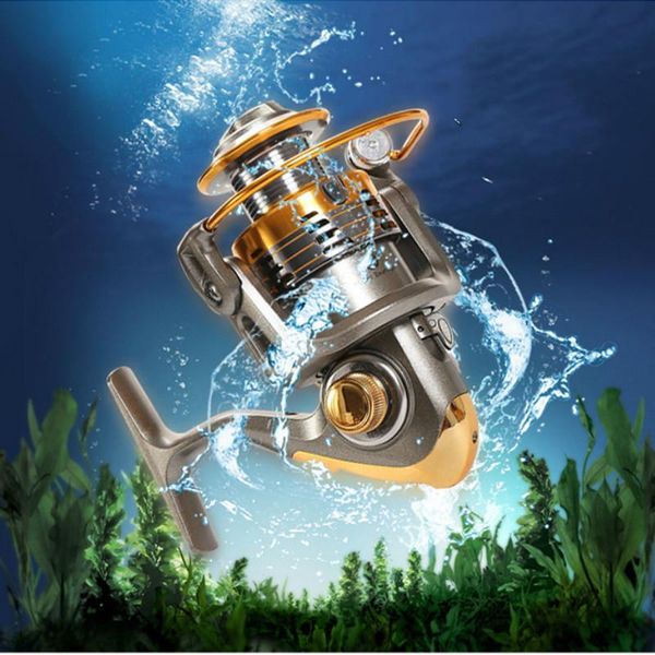 

metal reel for spinning high speed 5.2: 1 3000-7000 11bb ball bearings left / right replaceable super large sea fishing baitcasting reels