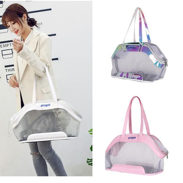 

transparent pet dog carrier backpack breathable camouflage outdoor travel products bags for small cat chihuahua mesh car seat covers