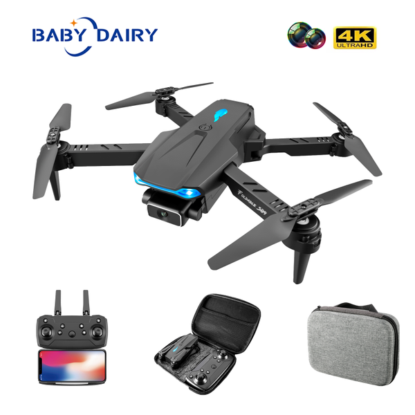 

drones baby dairy mini drone s89 4k hd dual camera black white portable quadcopter travel movie toy boy gift teens dron