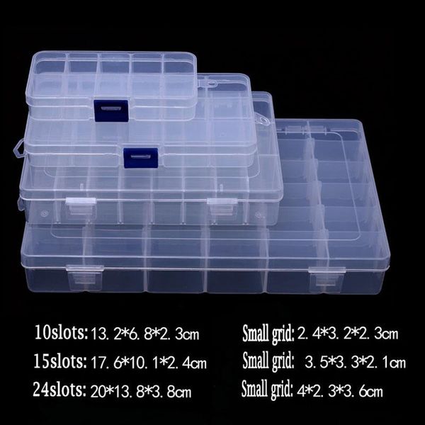 

jewelry pouches, bags plastic deals 10/15/24 slots compartment slot organizer storage beads adjust box, Pink;blue
