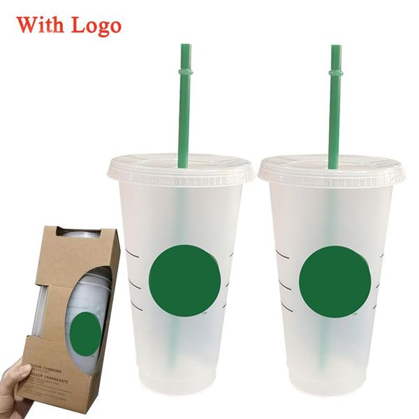 

water bottle 5pcs pp transparent plastic tumbler matte finish mug cup with lid and straw juice beverage lemonade reusable cups