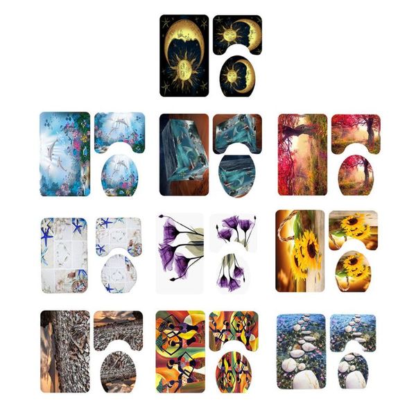 

bath accessory set rug memory foam non-slip bathroom contour, u shape contour lid cover