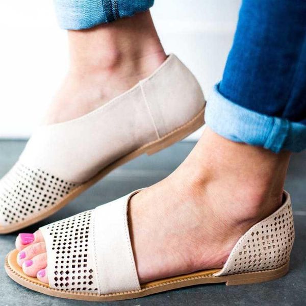

flat with peep toe wedges rome gladiator women sandals big size solid boho shoes classics slip-on casual, Black