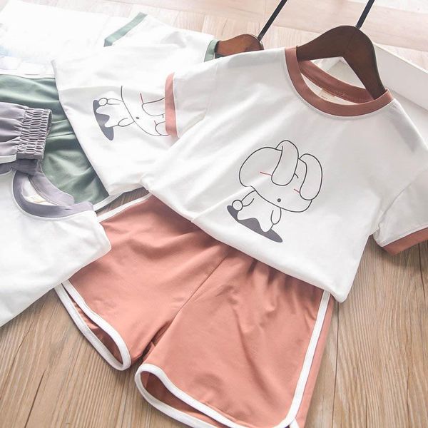 

baby boys sets tshirt and shorts summer 2021 clothing, White
